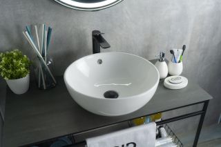 Раковина Gid N9003a 51103 накладная белая 43x43x17.5